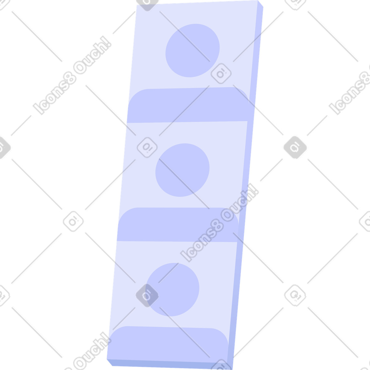 Profile avatars placeholder column for user list interface layout illustration in Quantum style download in PNG, SVG