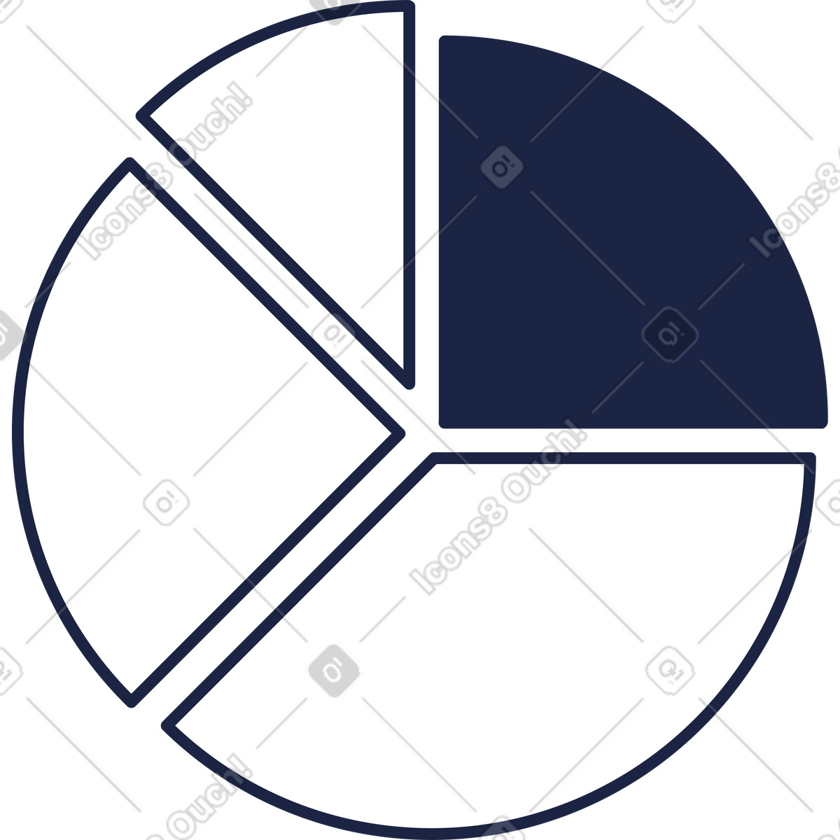 Chart illustrazione in stile Urban Line scarica in PNG, SVG