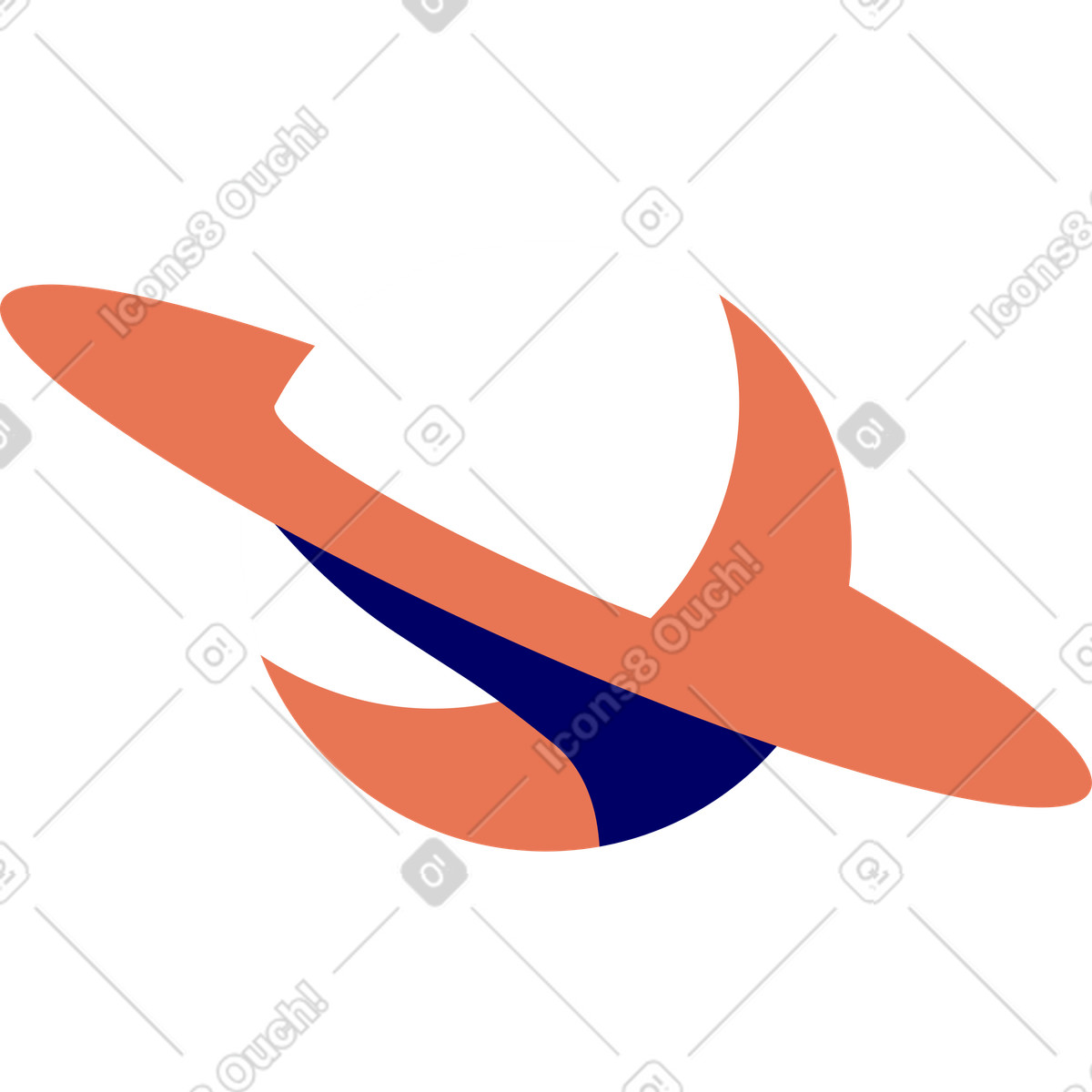 Planet illustration in Lounge style download in PNG, SVG