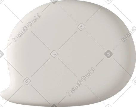 デコレーション Casual life スタイルの 3D speech bubble のイラストをPNG、SVG形式でダウンロード