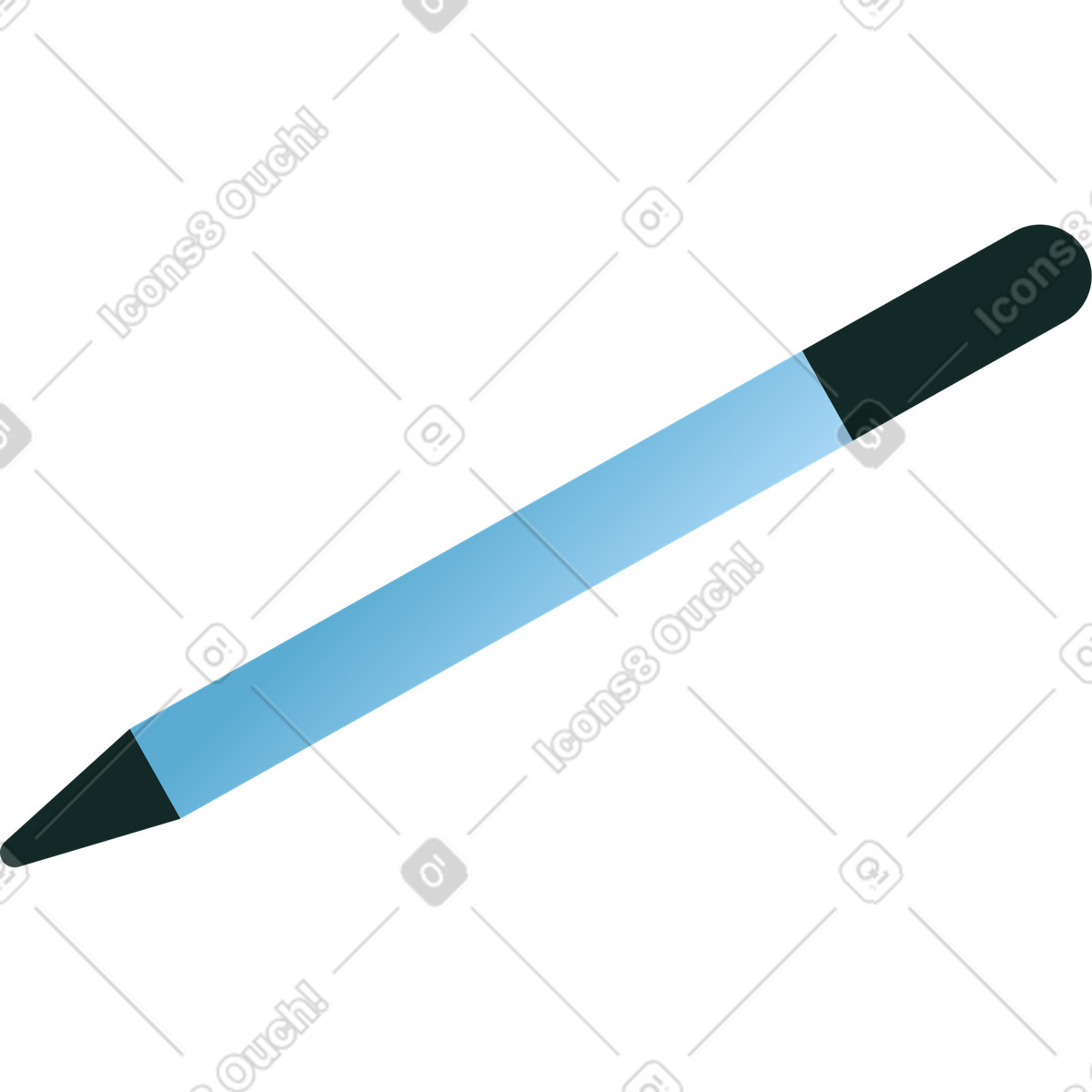 Illustration Stylo dans le style Concept à télécharger aux formats PNG, SVG