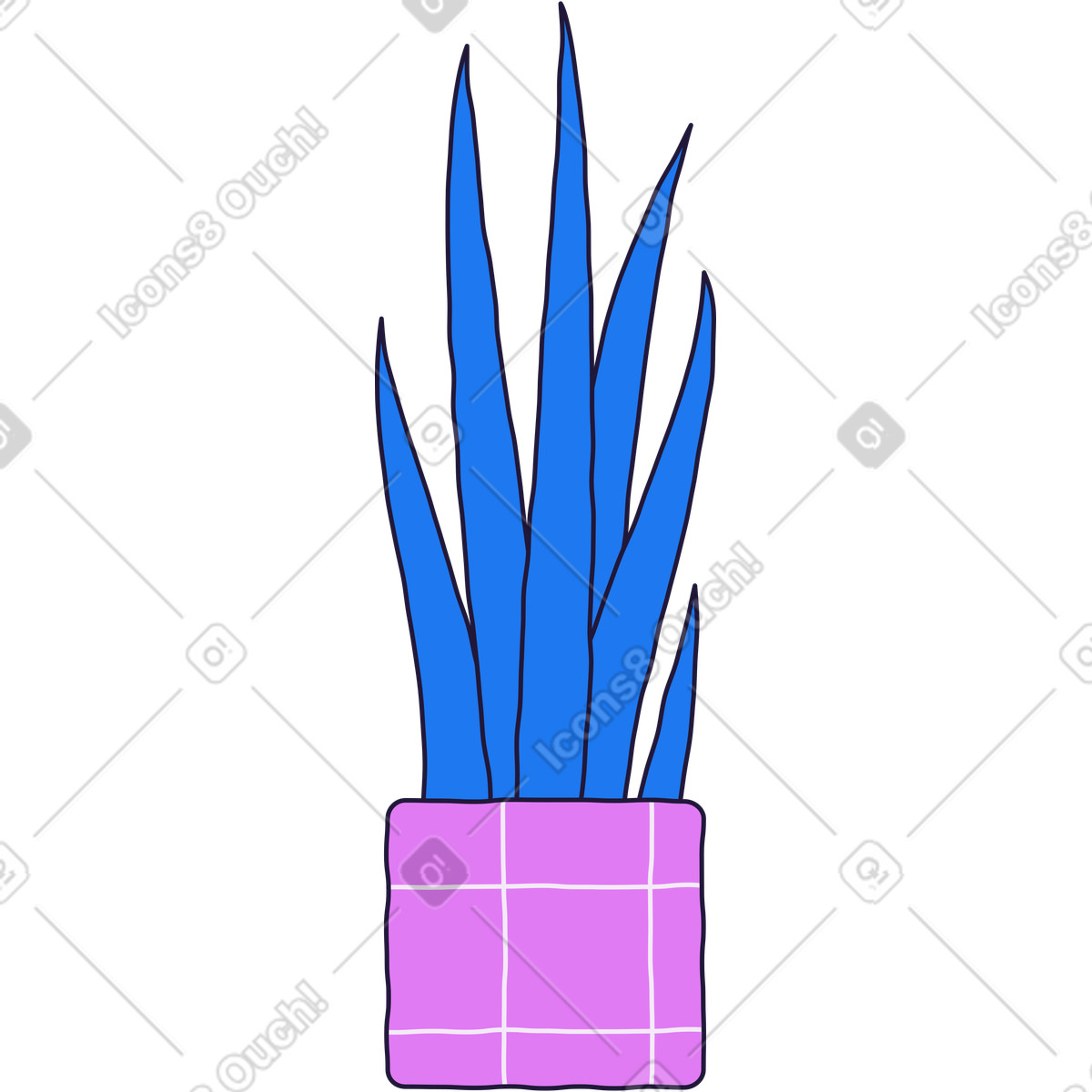Ilustração de Plantar em no estilo Conifer para baixar em PNG, SVG