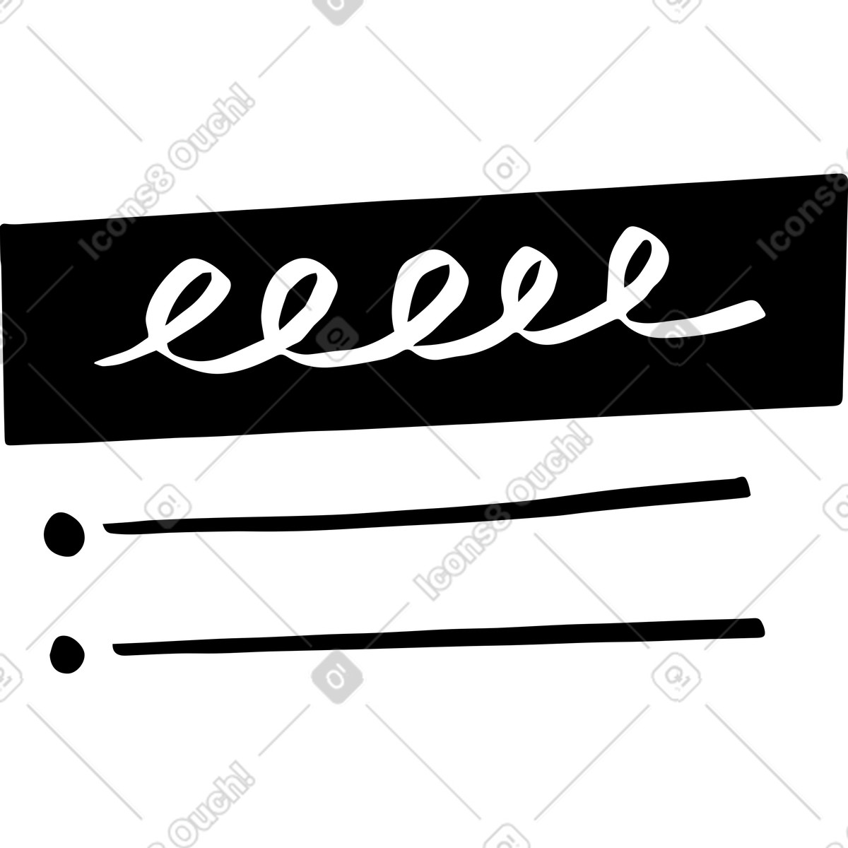 Illustration Texte dans le style Journal à télécharger aux formats PNG, SVG