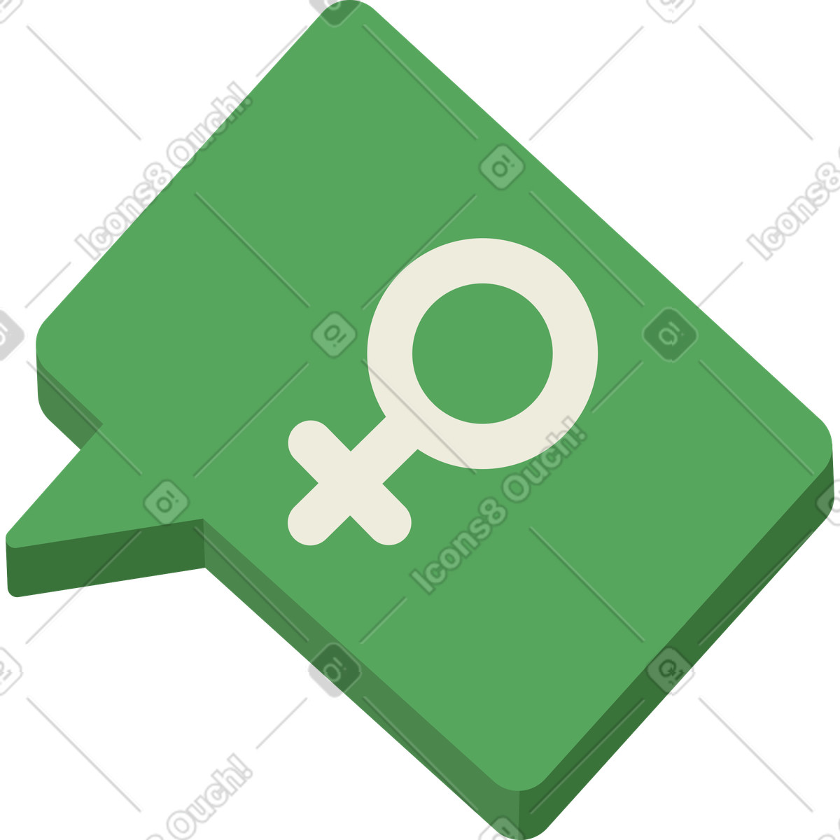 下载 Social 风格的 女性标志 插画，支持 PNG、SVG 格式