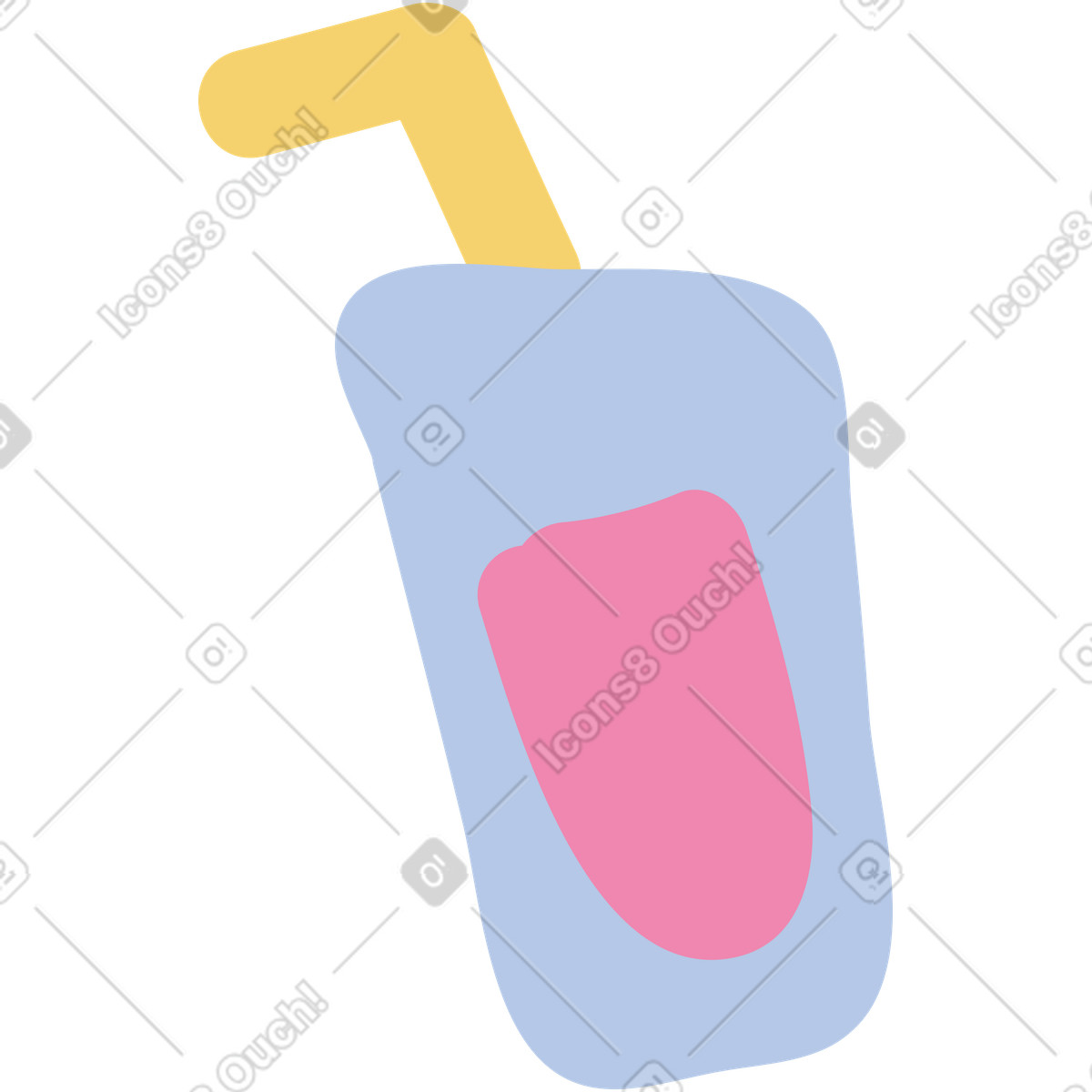 Ilustração de Vidro em no estilo Pluto para baixar em PNG, SVG