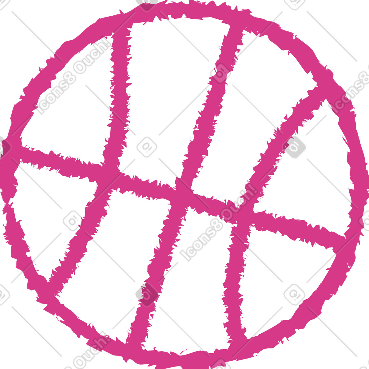 Ilustração de Basketball em no estilo Lime para baixar em PNG, SVG