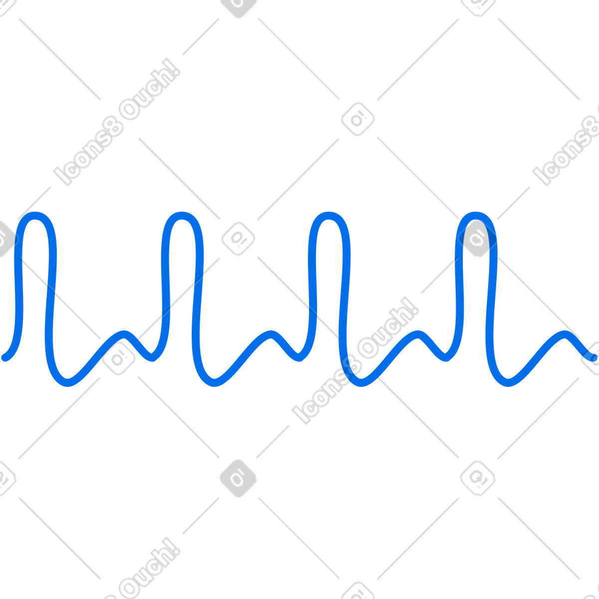 Cardiogram animierte Illustration im Urban-Stil als Download in GIF, Lottie (JSON), AE