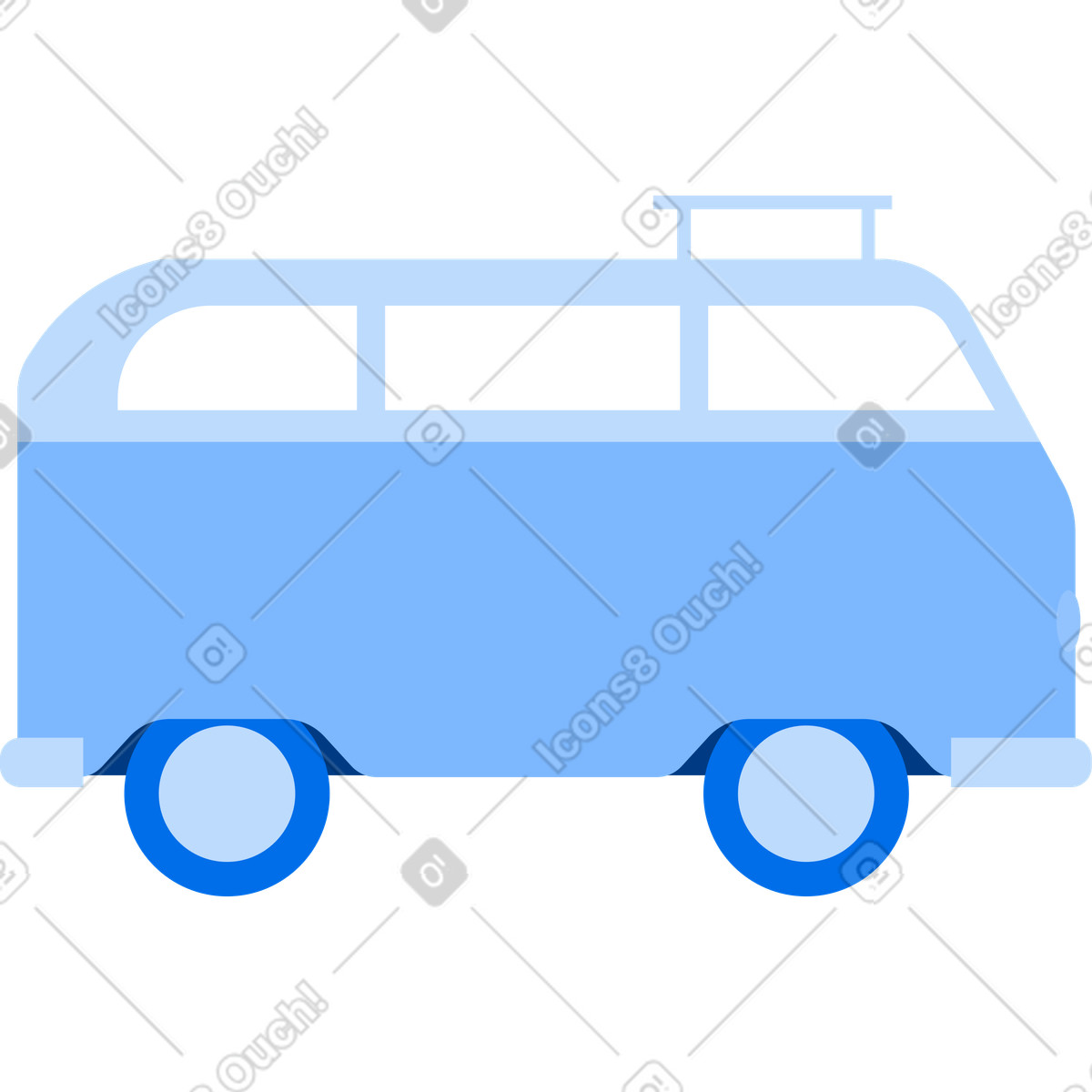 Ilustração de Carrinha turismo em no estilo Urban para baixar em PNG, SVG