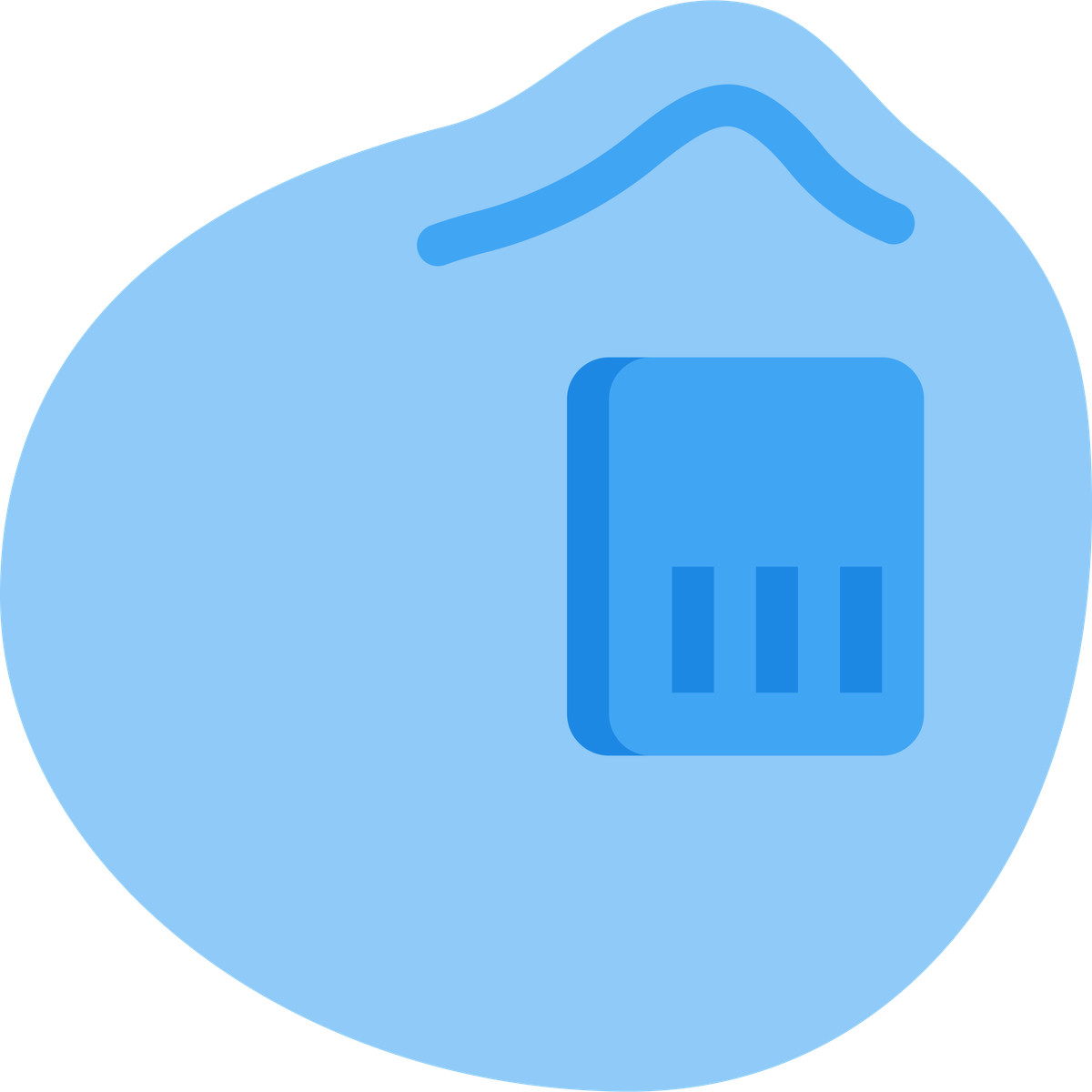 下载 Fogg 风格的 Safety mask 插画，支持 PNG、SVG 格式