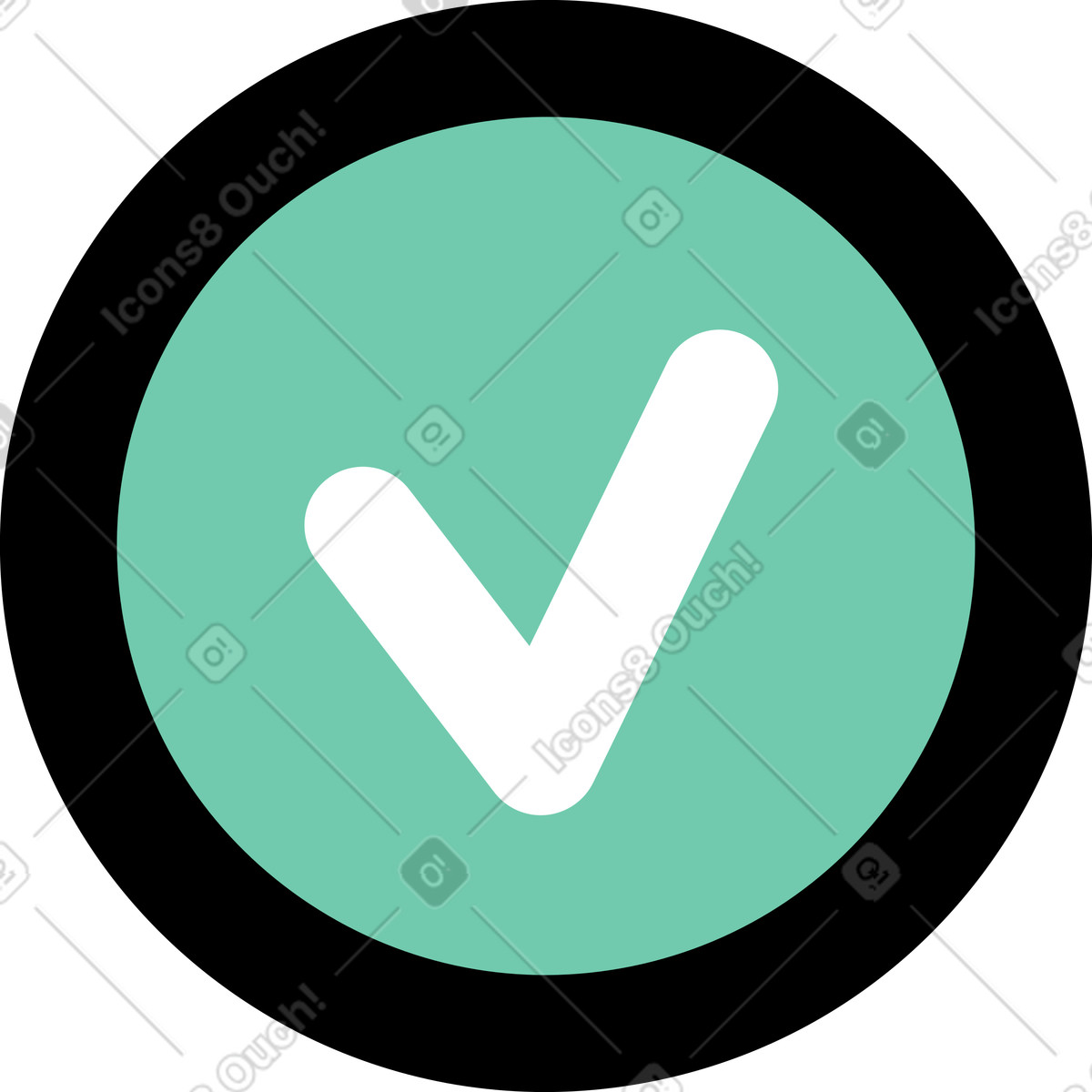 下载 Notes 风格的 复选标记 插画，支持 PNG、SVG 格式