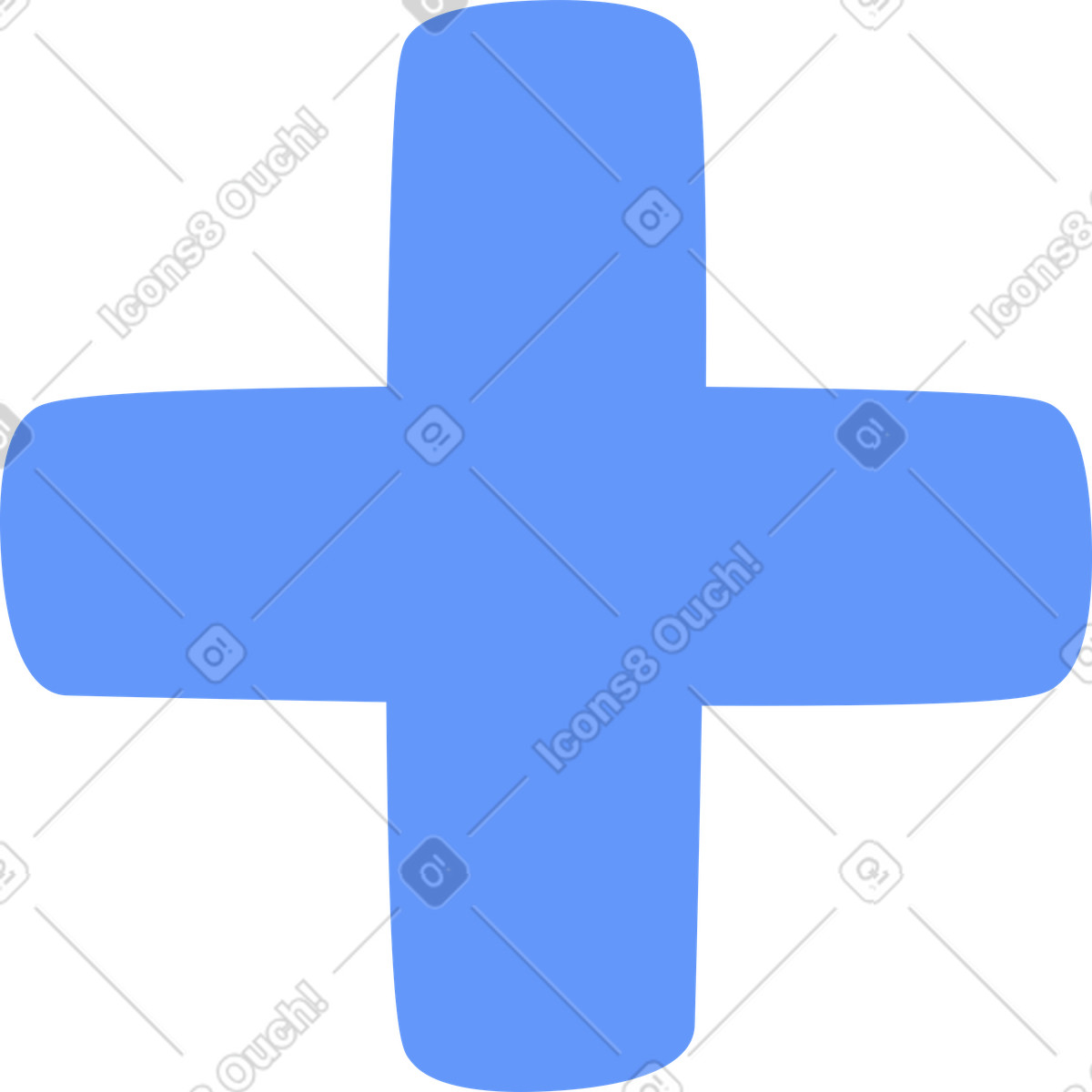 Cross illustration representing first aid clipart in PNG SVG