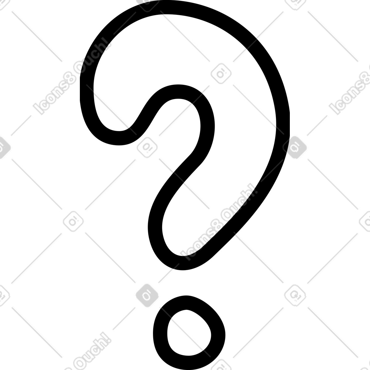 下载 Twirl 风格的 问号 插画，支持 PNG、SVG 格式