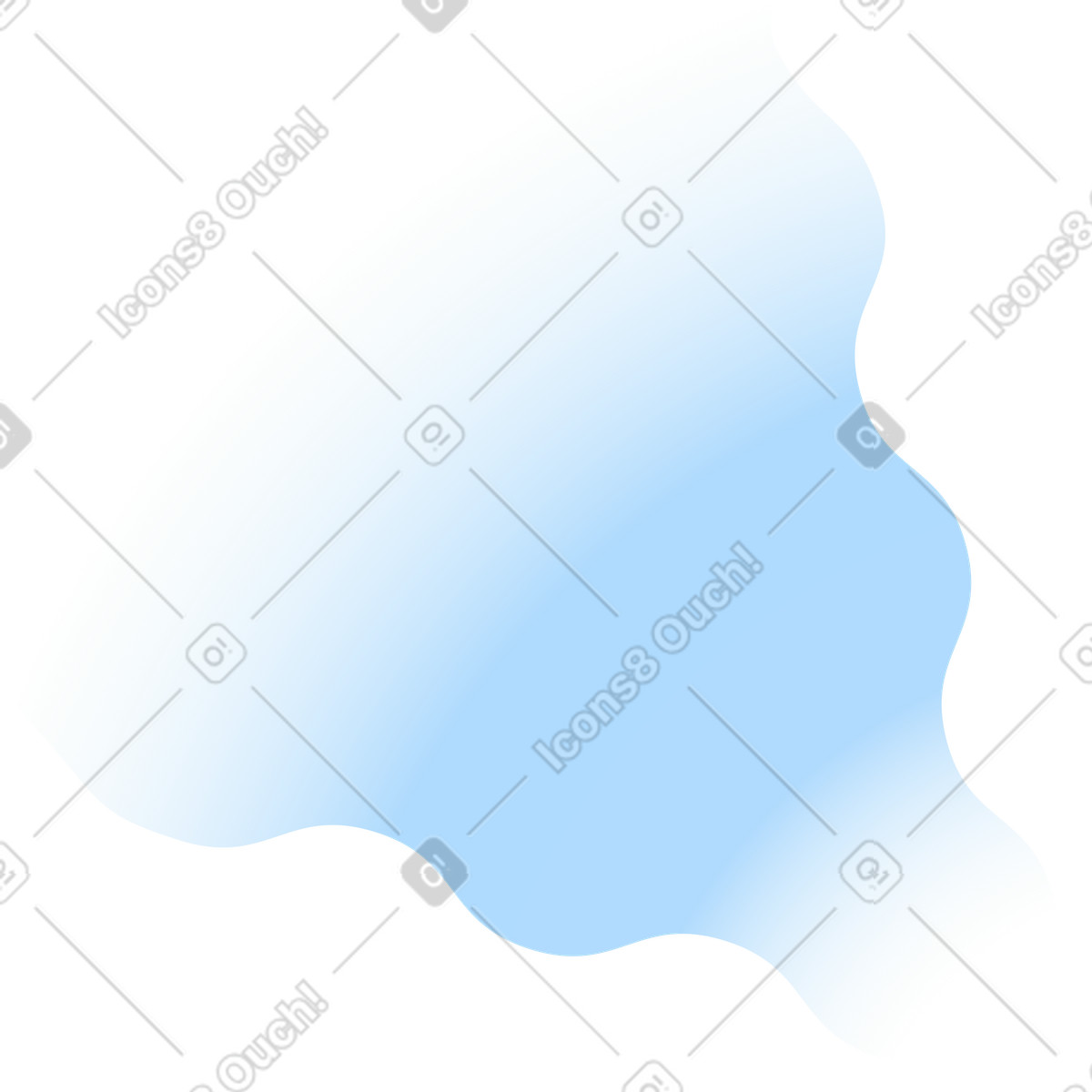Wavy blue stream illustration in Concept style download in PNG, SVG