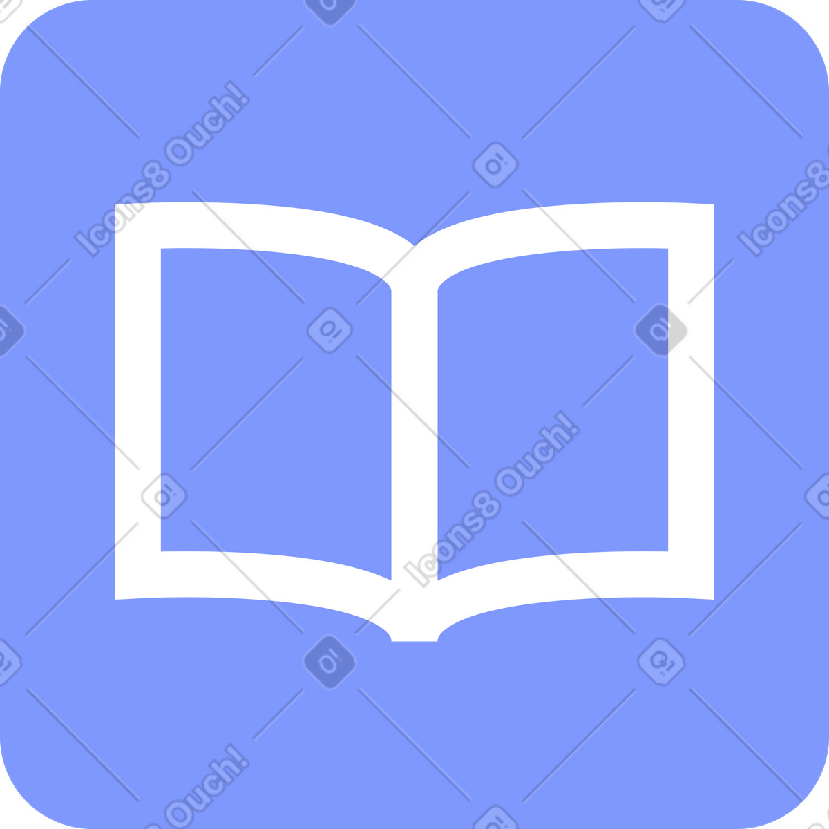 Icona del libro illustrazione in stile System scarica in PNG, SVG