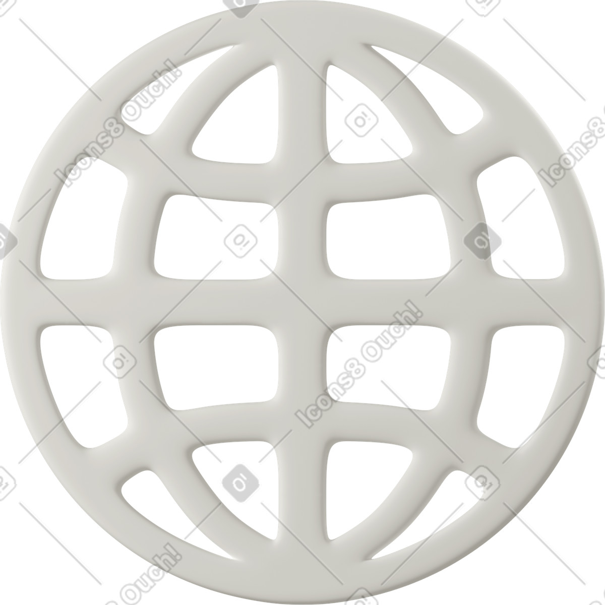 Ilustração de Earth planet icon em no estilo 3D Casual life para baixar em PNG, SVG
