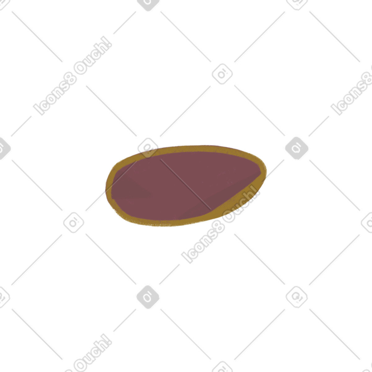 Ilustração de Brown tray em no estilo Atomic para baixar em PNG, SVG