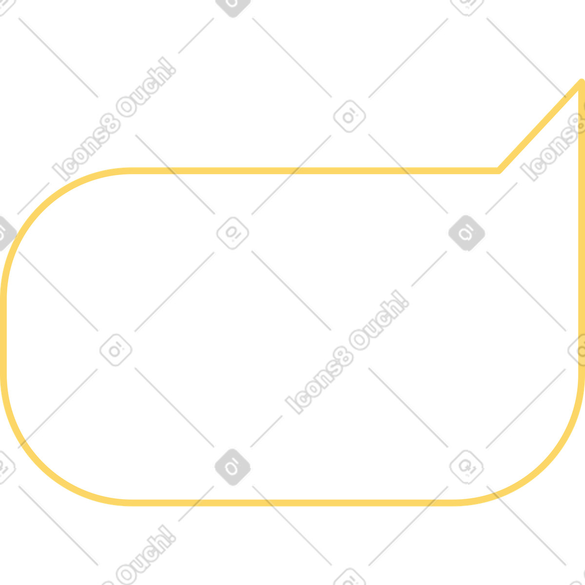 下载 Marginalia 风格的 下语音泡沫 插画，支持 PNG、SVG 格式
