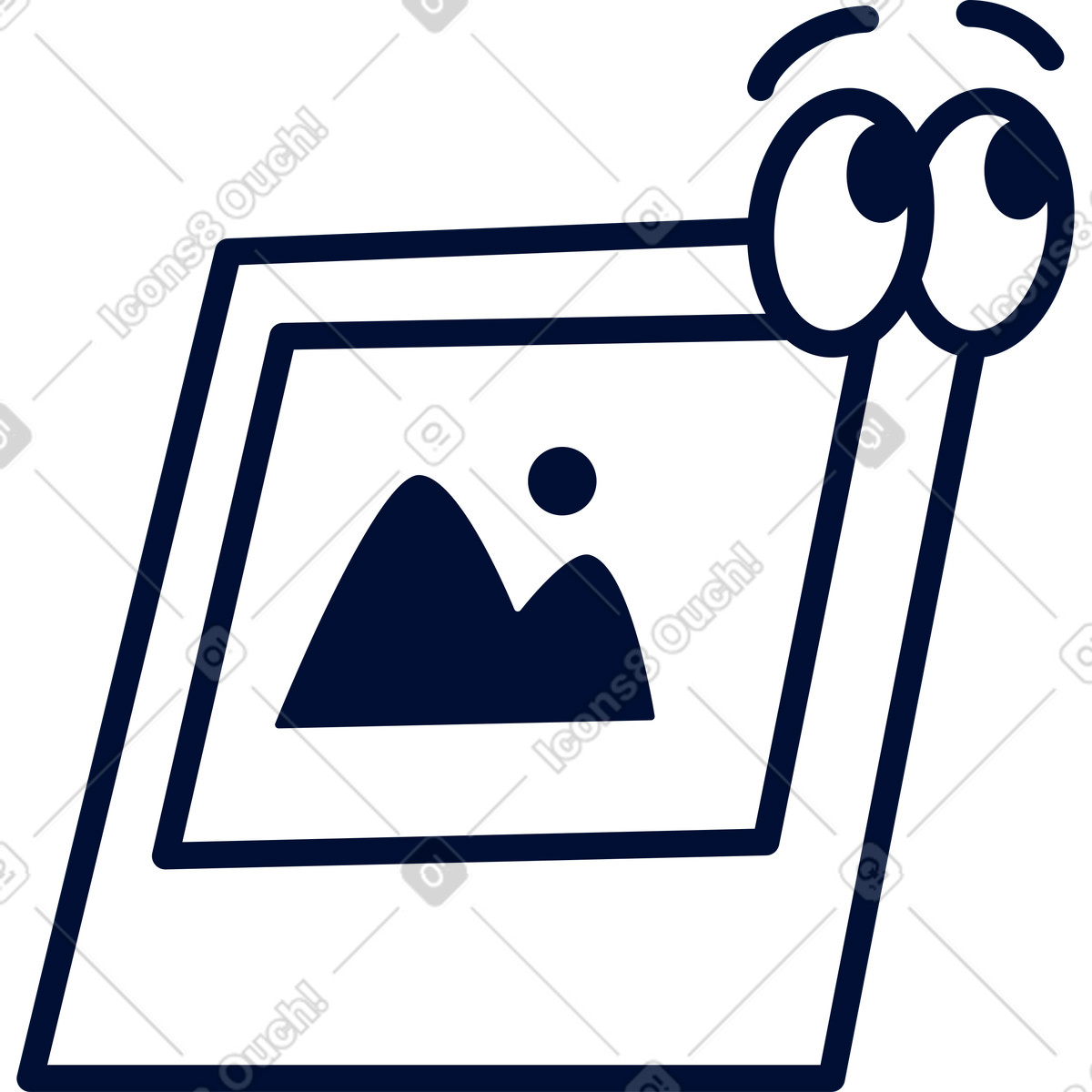 Blink スタイルの Picture icon のイラストをPNG、SVG形式でダウンロード