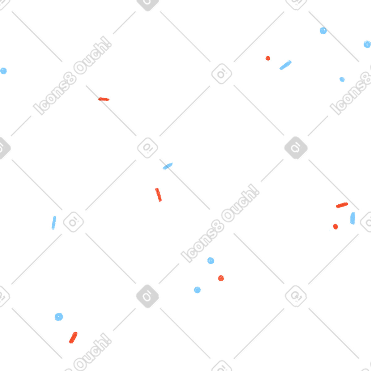 Gleam スタイルの Colored dots のイラストをPNG、SVG形式でダウンロード