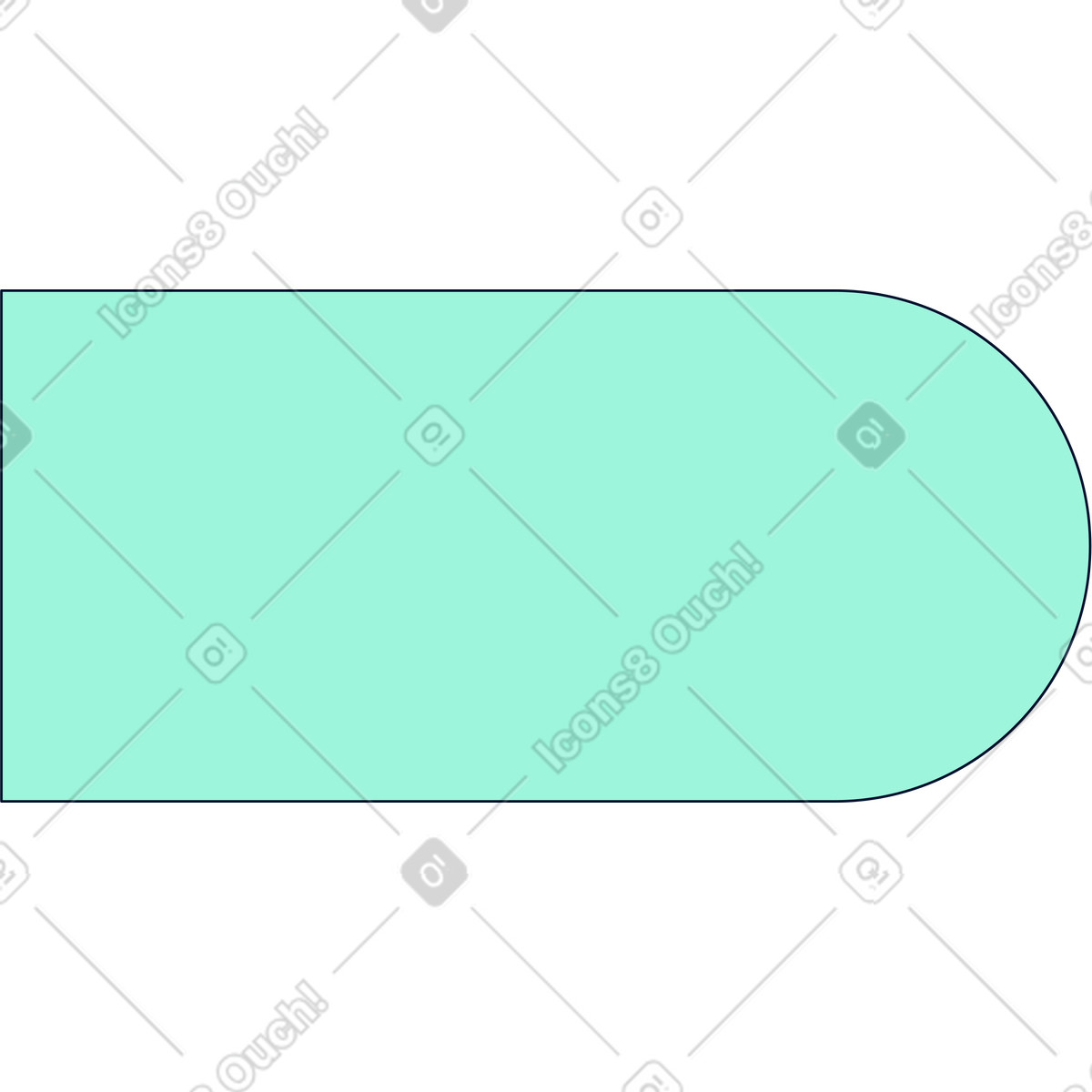 Mint background illustration in Teal style download in PNG, SVG