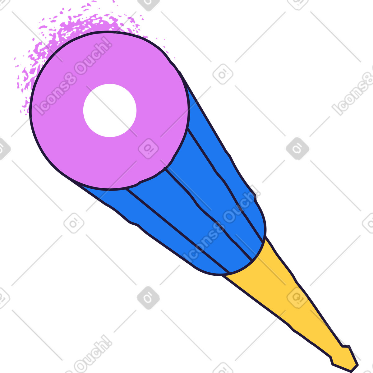 Screwdriver illustration in PNG, SVG