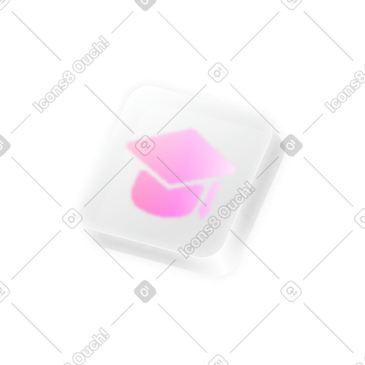 Segno del berretto dello studente illustrazione in stile Burst scarica in PNG, SVG