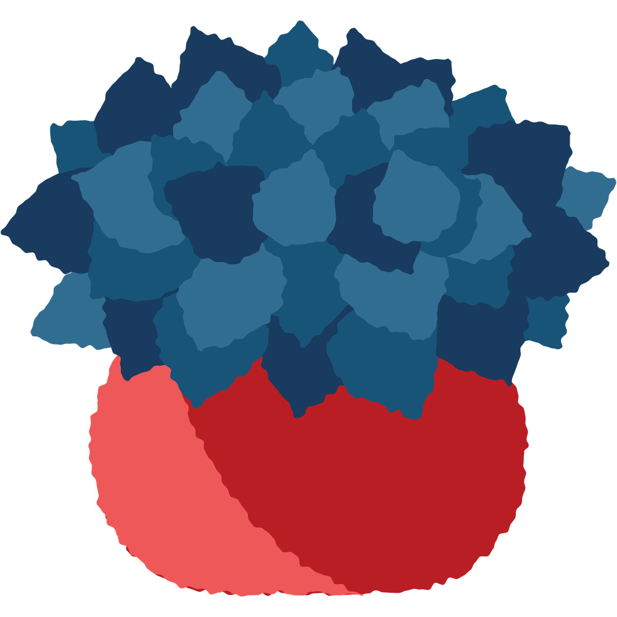 Bush illustrazione in stile Cherry scarica in PNG, SVG