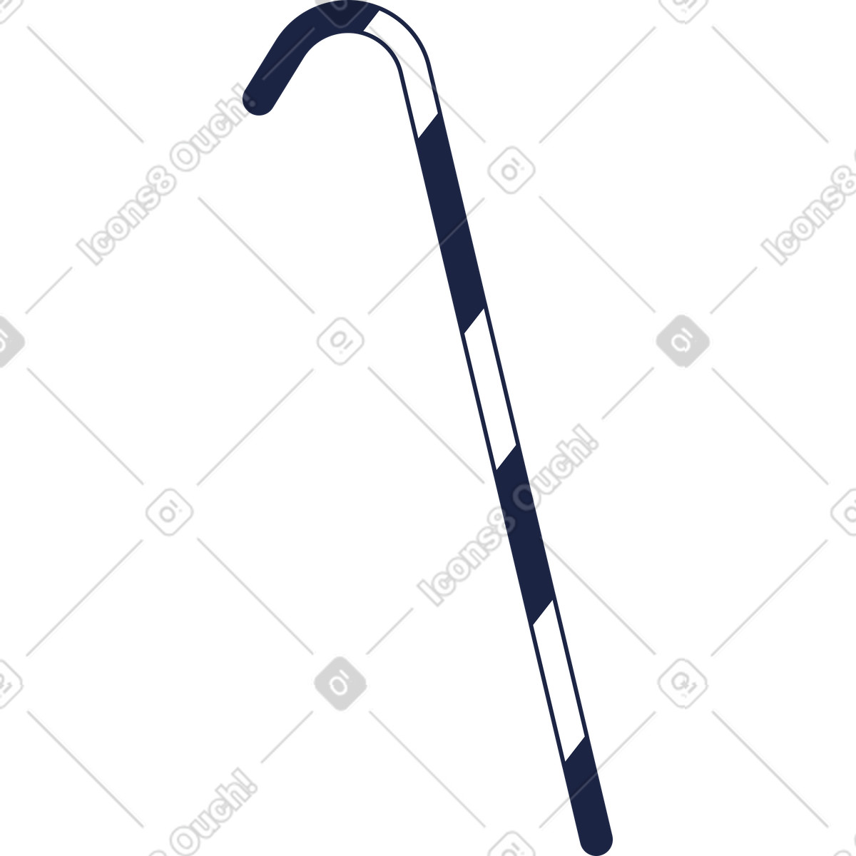 下载 Urban Line 风格的 糖果手杖 插画，支持 PNG、SVG 格式