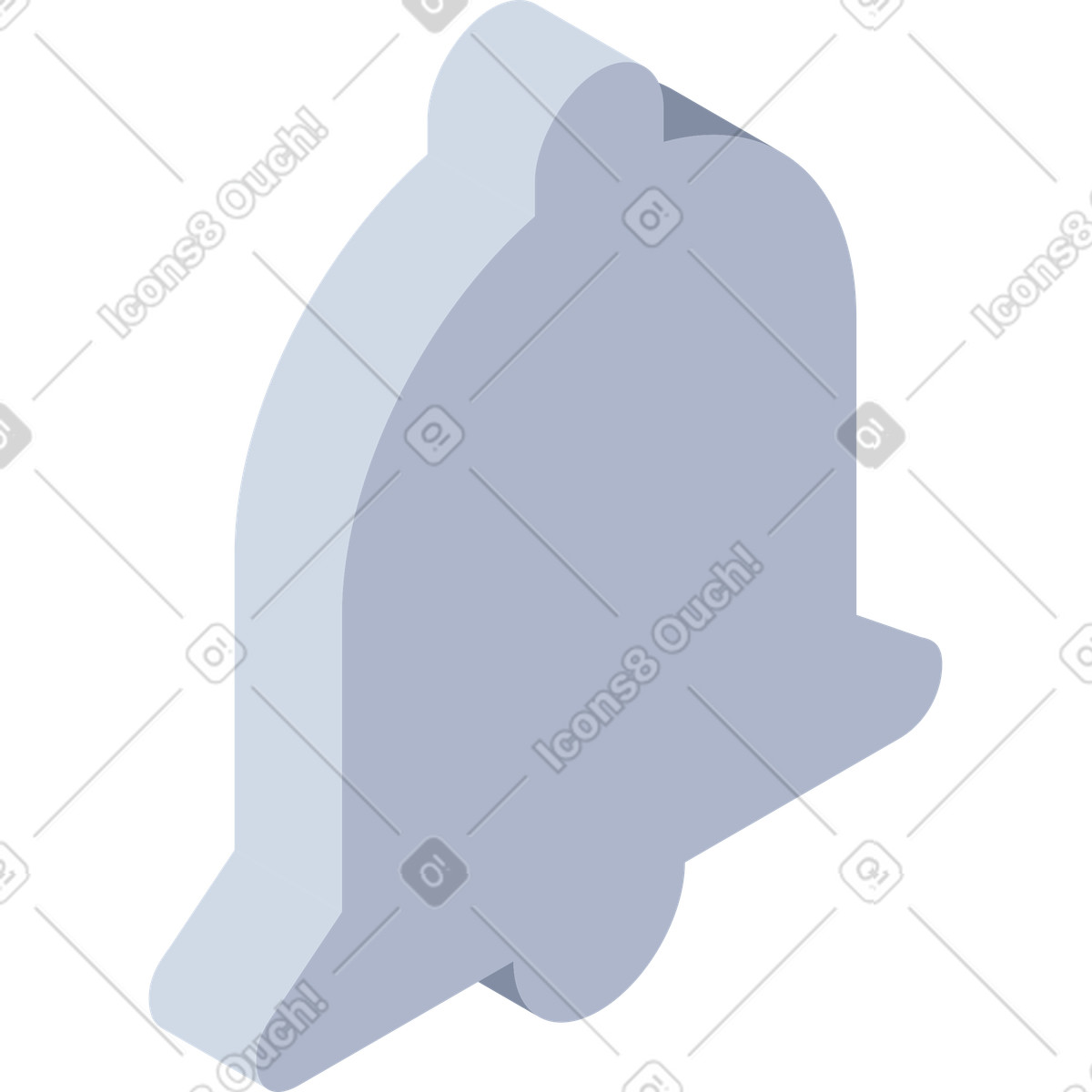 Bell illustration in System style download in PNG, SVG
