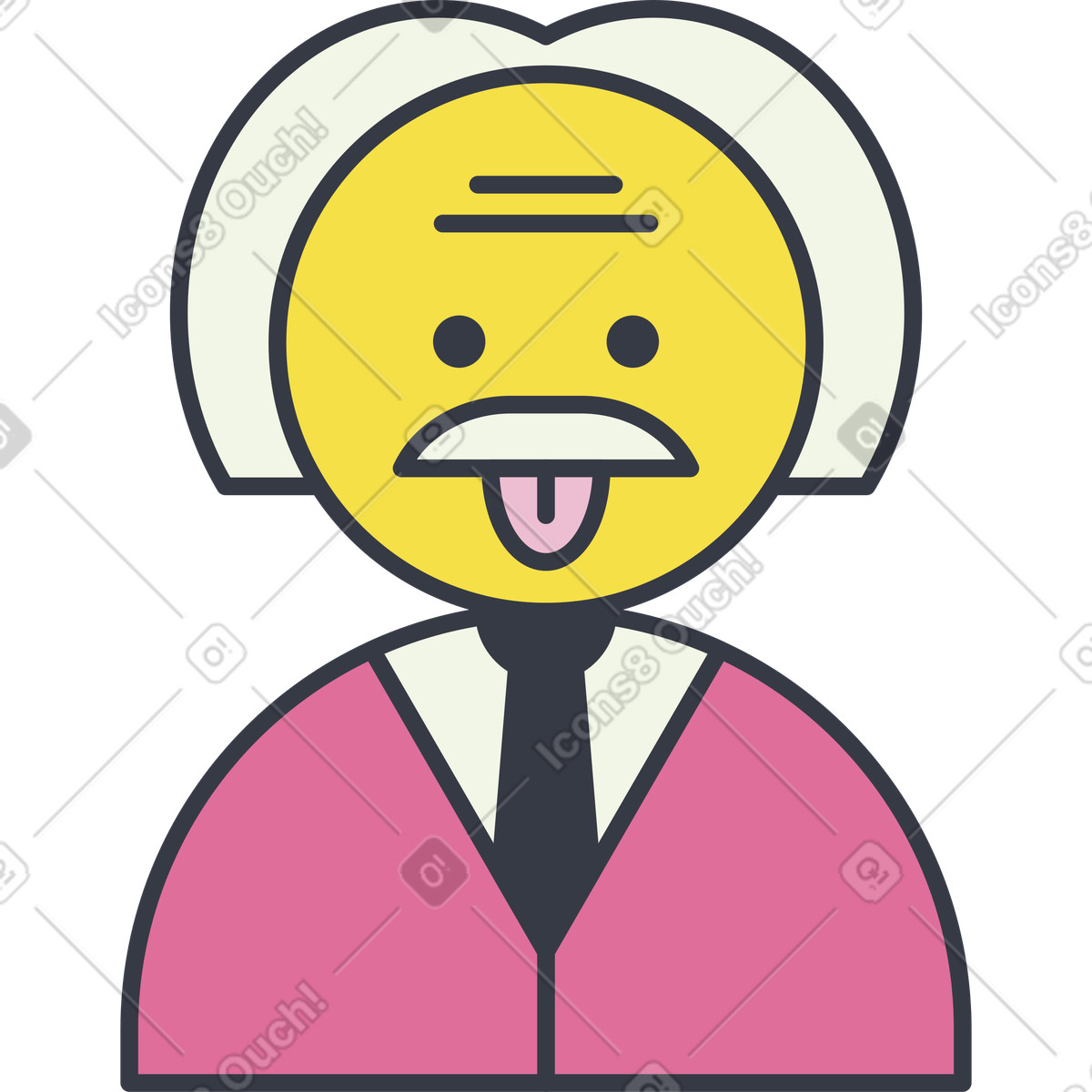 Scientist illustration in Abstract style download in PNG, SVG