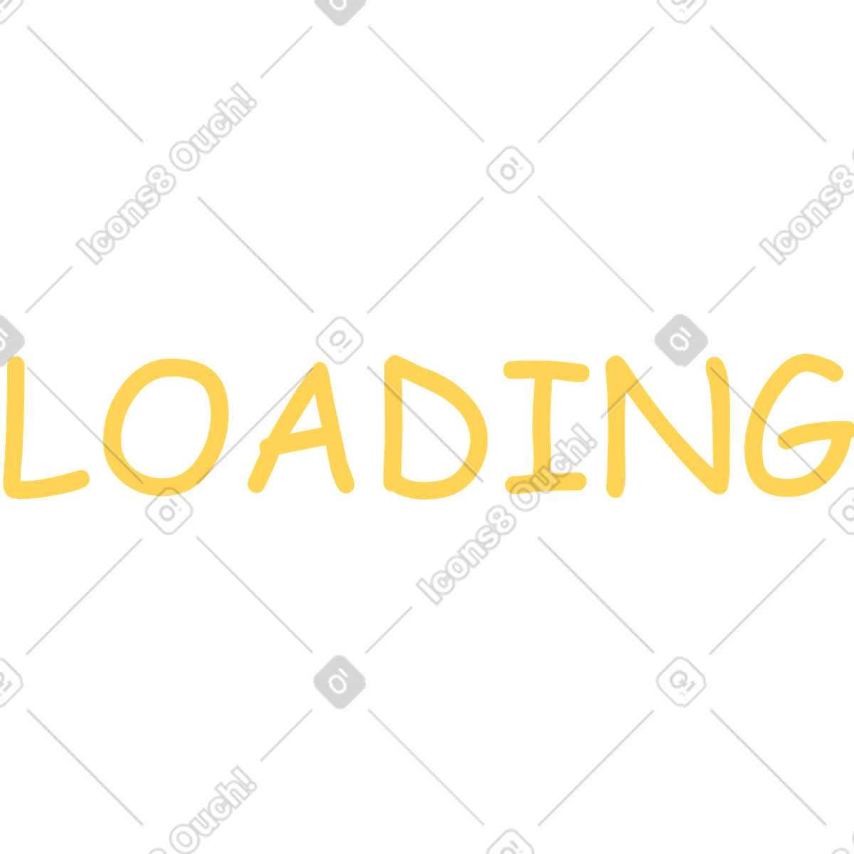 Ilustração de Carregando texto em no estilo Sitcom para baixar em PNG, SVG