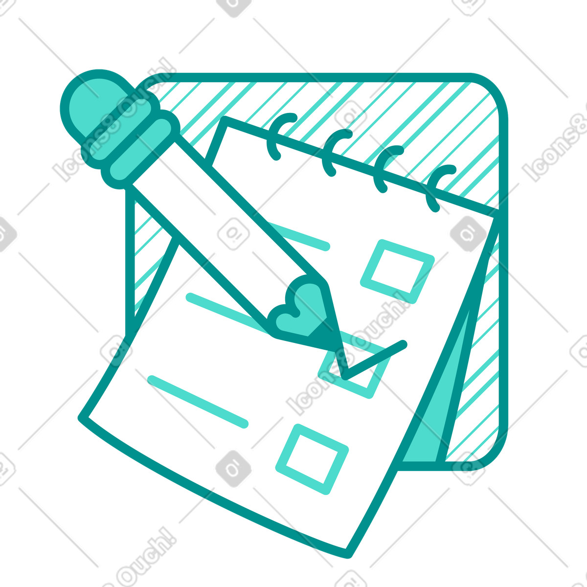 To do list and task accomplished illustration in PNG, SVG