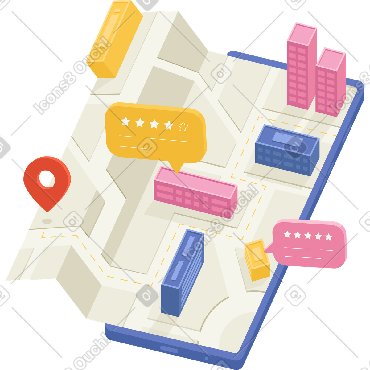 Navigatore illustrazione in stile Social scarica in PNG, SVG