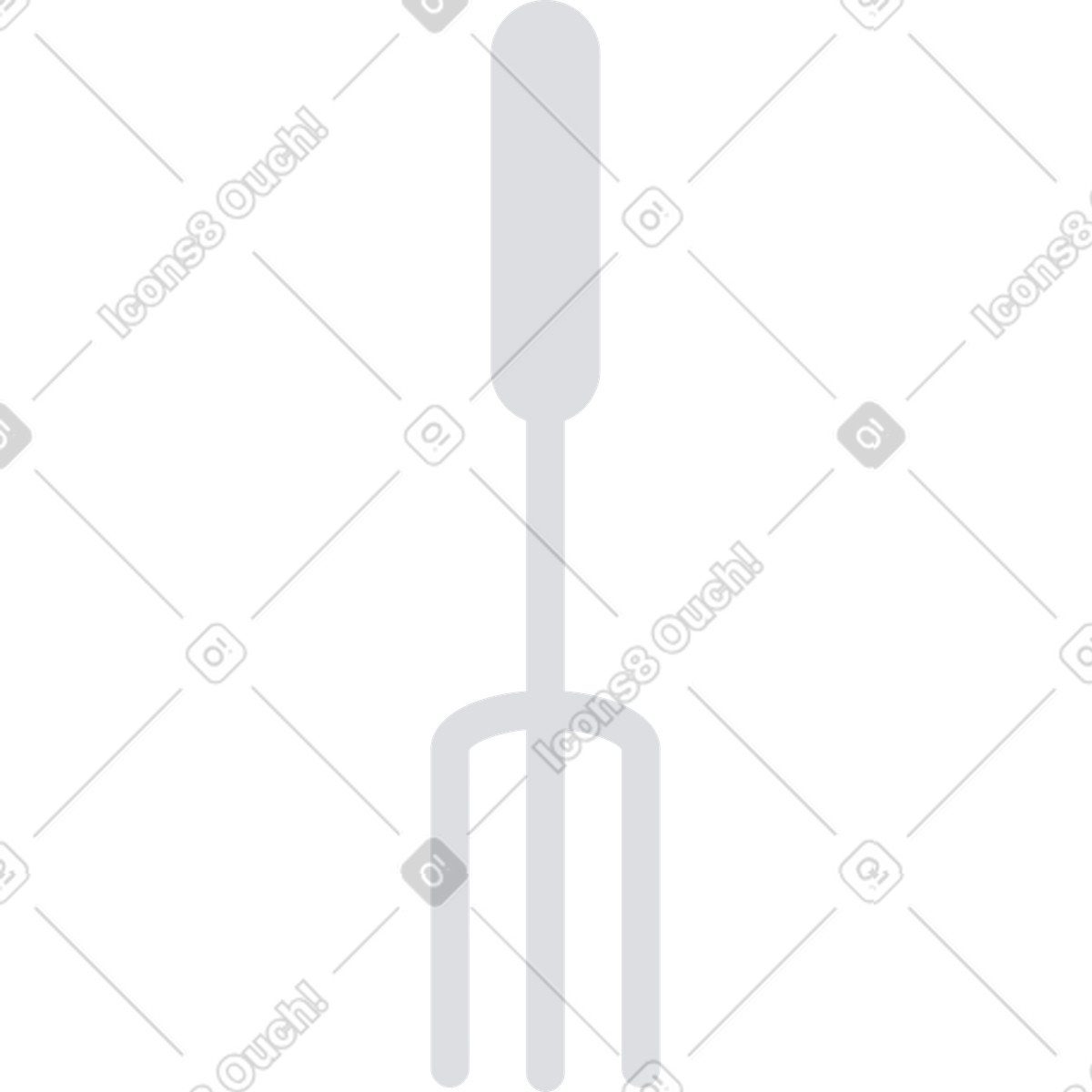 Fork illustration in Urban style download in PNG, SVG