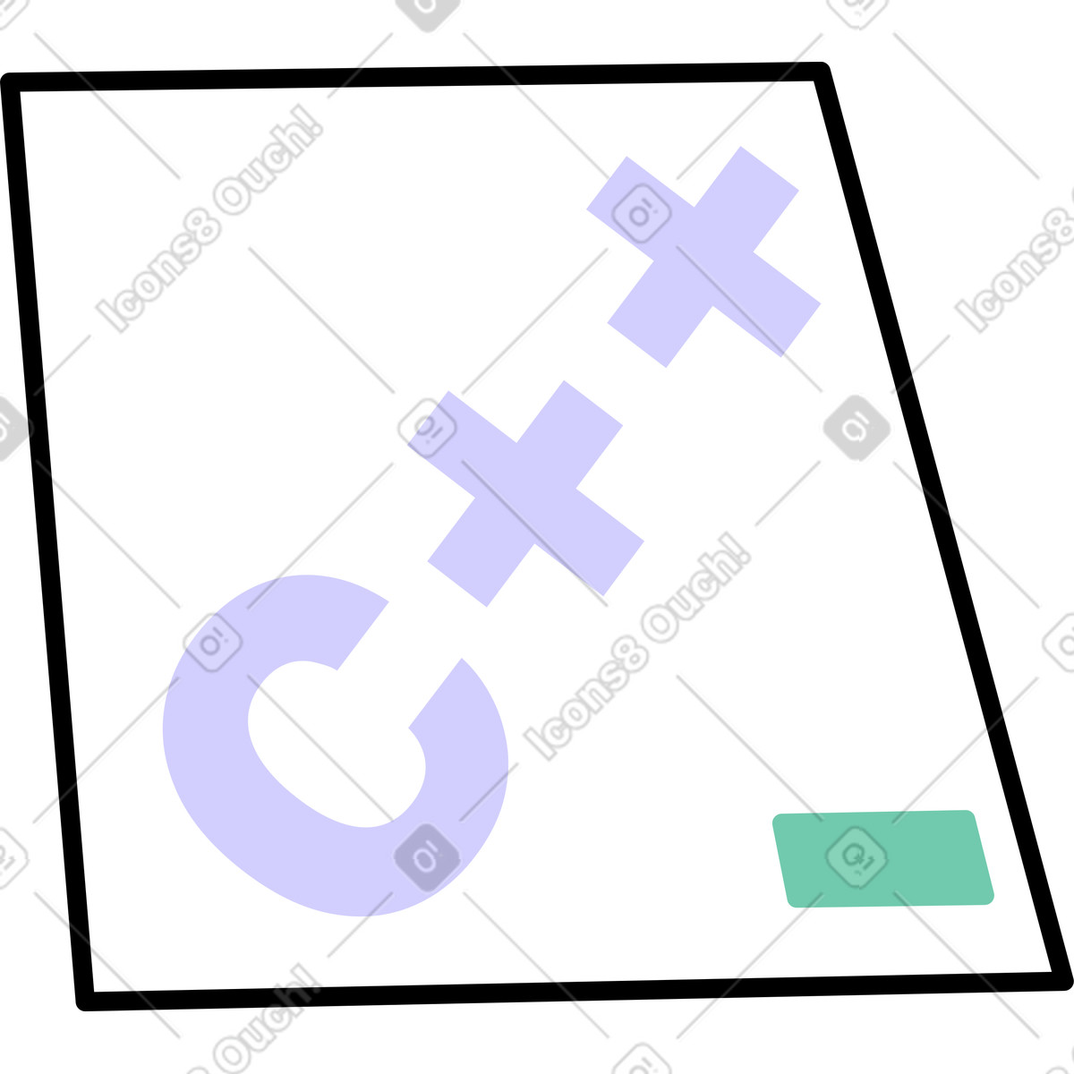 Picture with text illustration in Notes style download in PNG, SVG