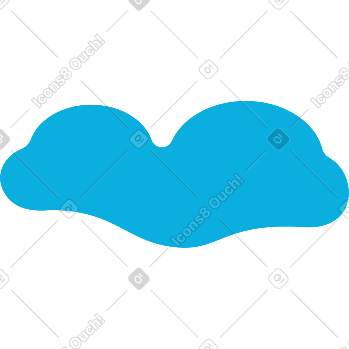 Schneehaufen-Illustration im Flame-Stil als Download in PNG, SVG