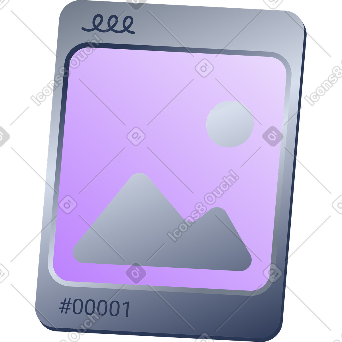 Иллюстрация Nft-образ в PNG и SVG