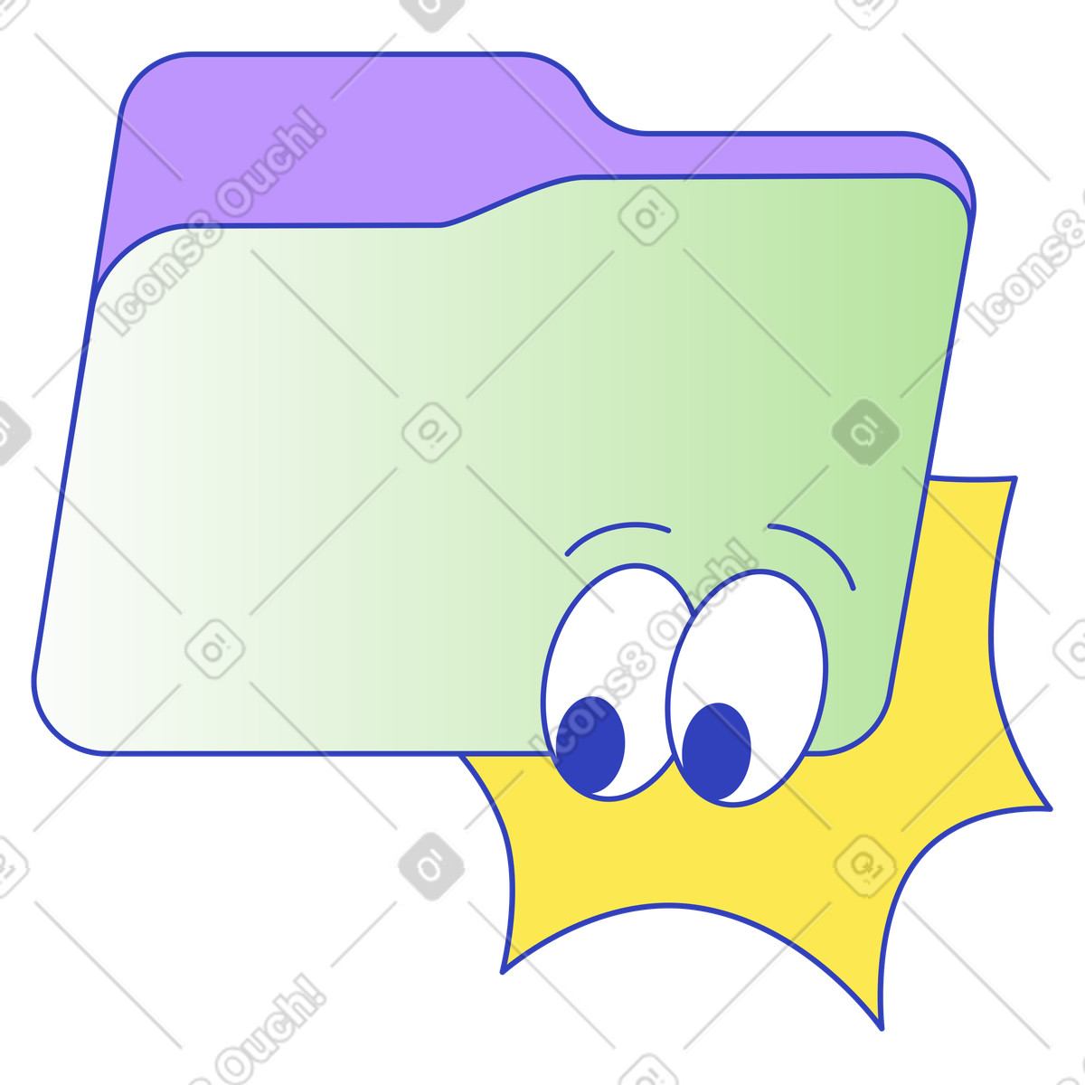 File tracking, Document oversight, Secure file management illustration in Eyeful style download in PNG, SVG