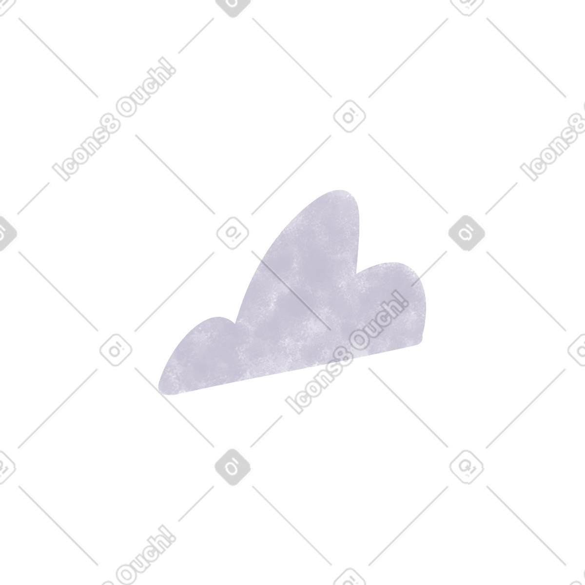 Cloud-Illustration im Family-Stil als Download in PNG, SVG