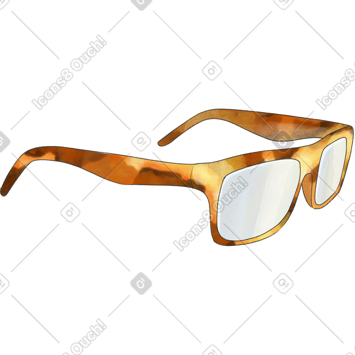 Illustration Lunettes pour la vue dans le style Seasons à télécharger aux formats PNG, SVG