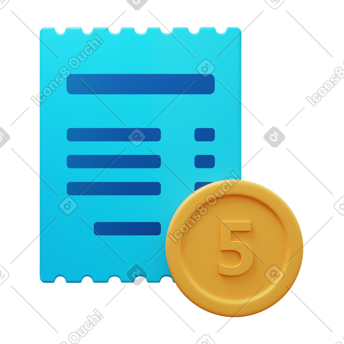 Ilustración Tips en estilo 3D Fluency a descargar en PNG y SVG