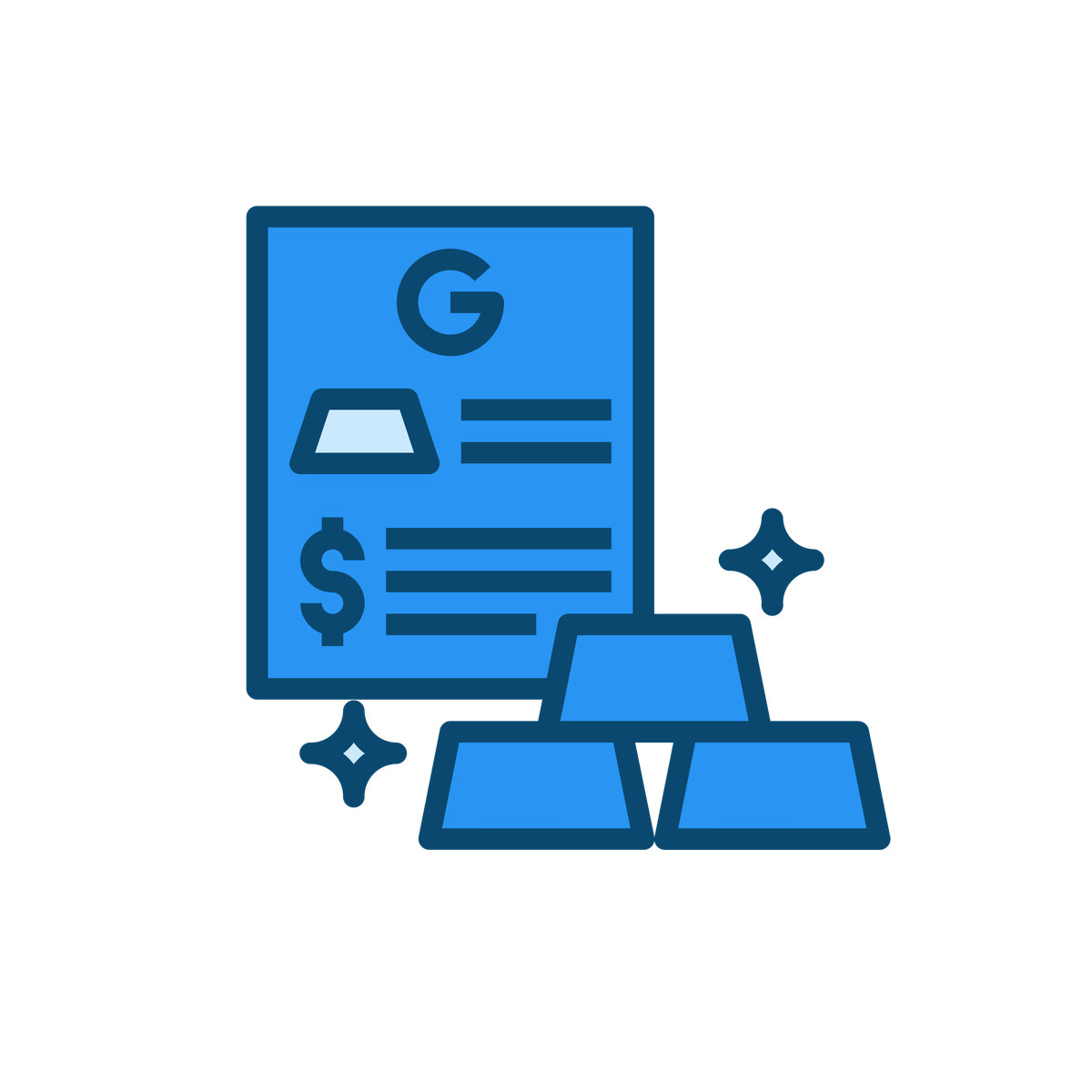 Ilustración Activos y pasivos en estilo Delesign a descargar en PNG SVG