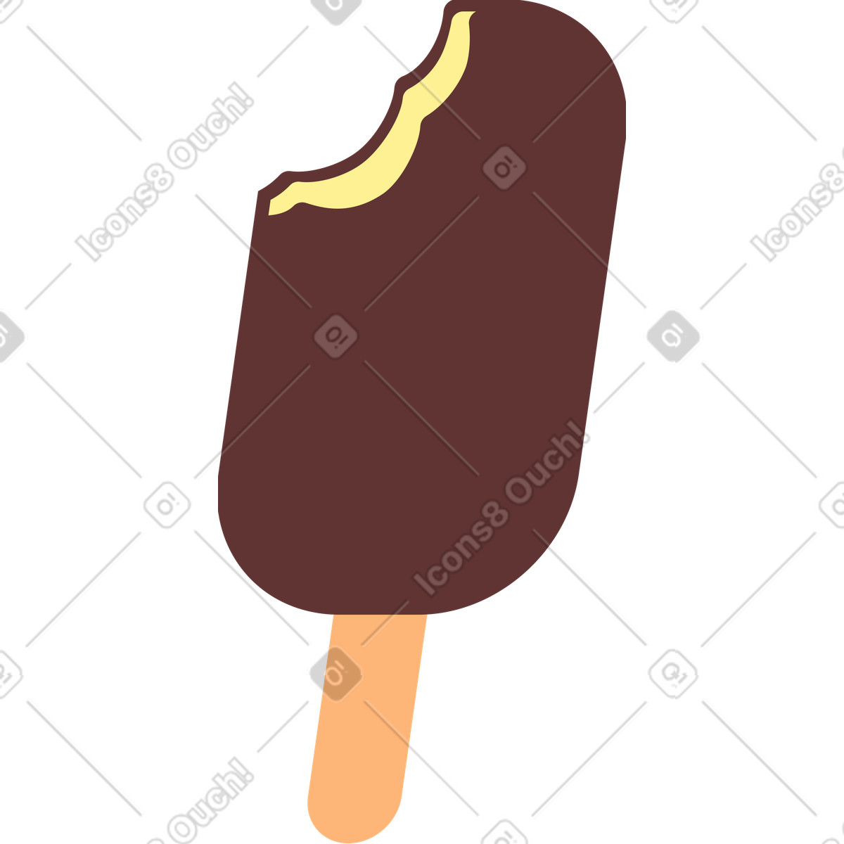 Jaconda スタイルの アイスクリーム のイラストをPNG、SVG形式でダウンロード
