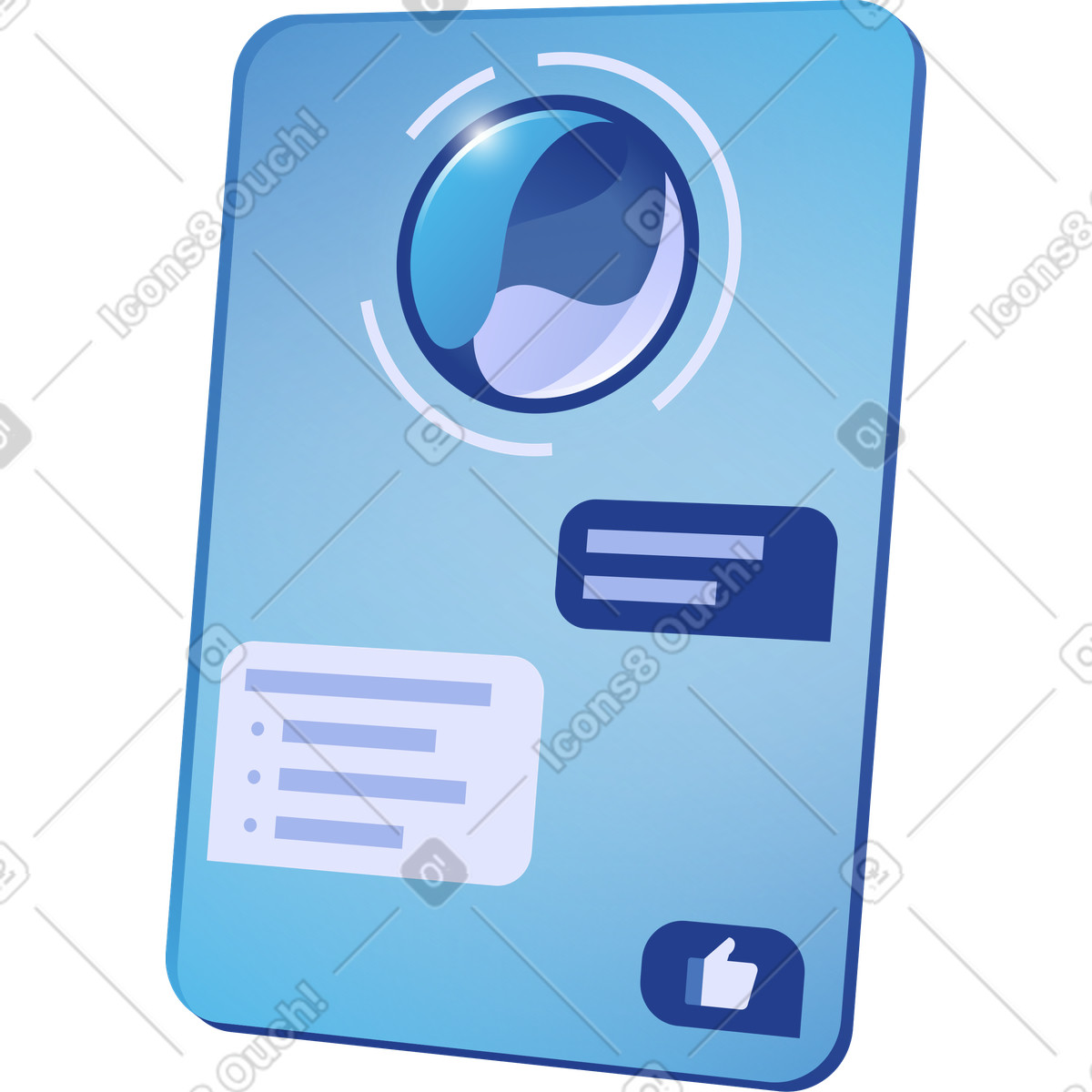 下载 Quantum 风格的 Chat with ai assistant 插画，支持 PNG、SVG 格式