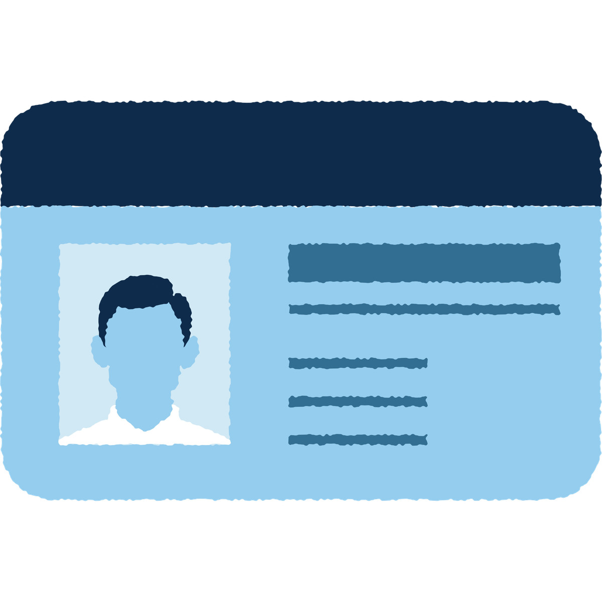 Id card illustrazione in stile Cherry scarica in PNG, SVG