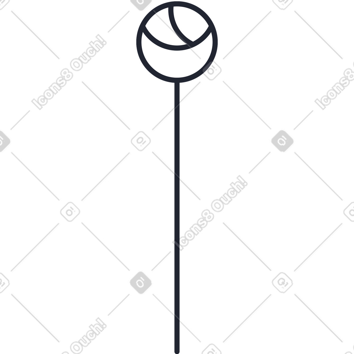 Flower illustration in Pablita style download in PNG, SVG