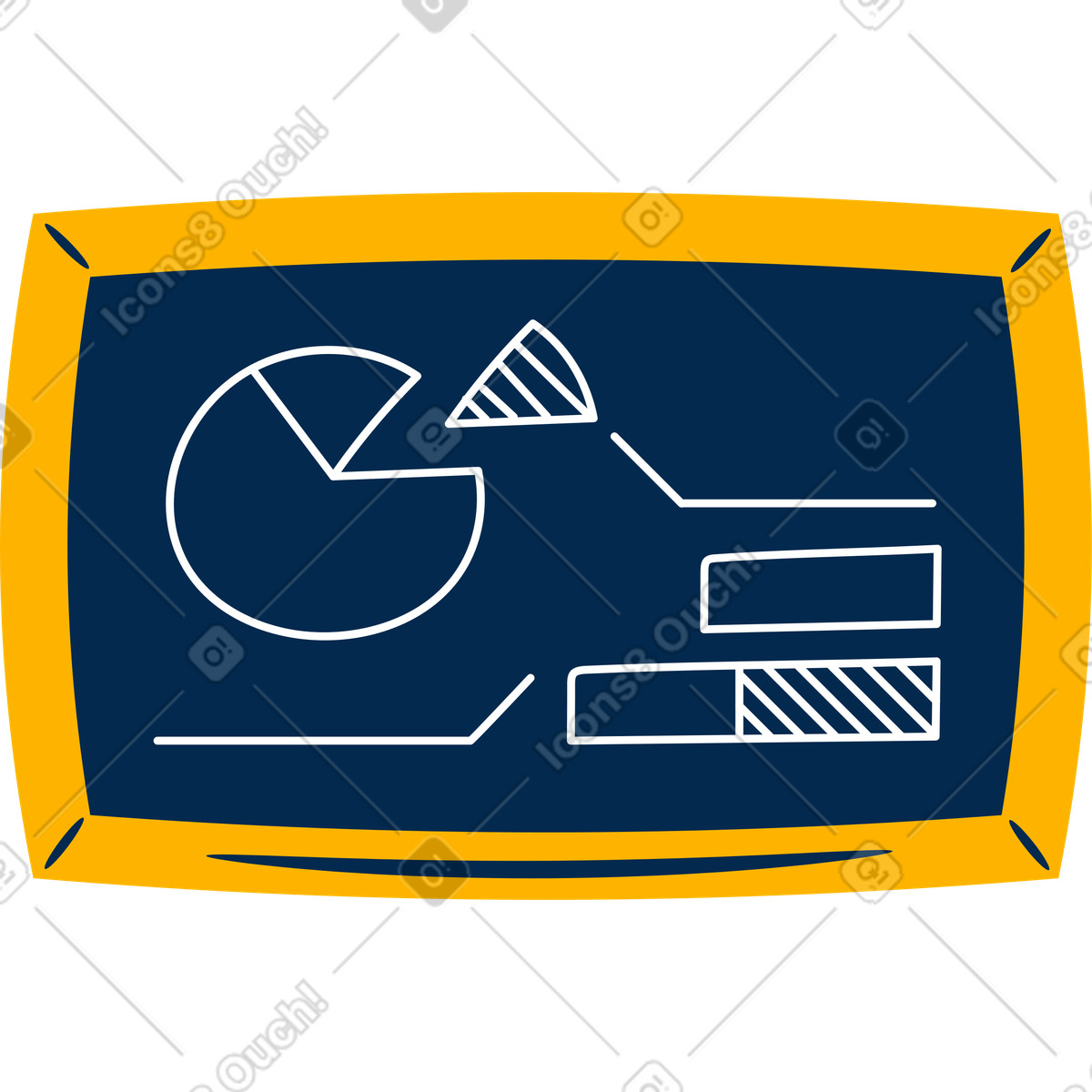 Board illustration in Flame style download in PNG, SVG