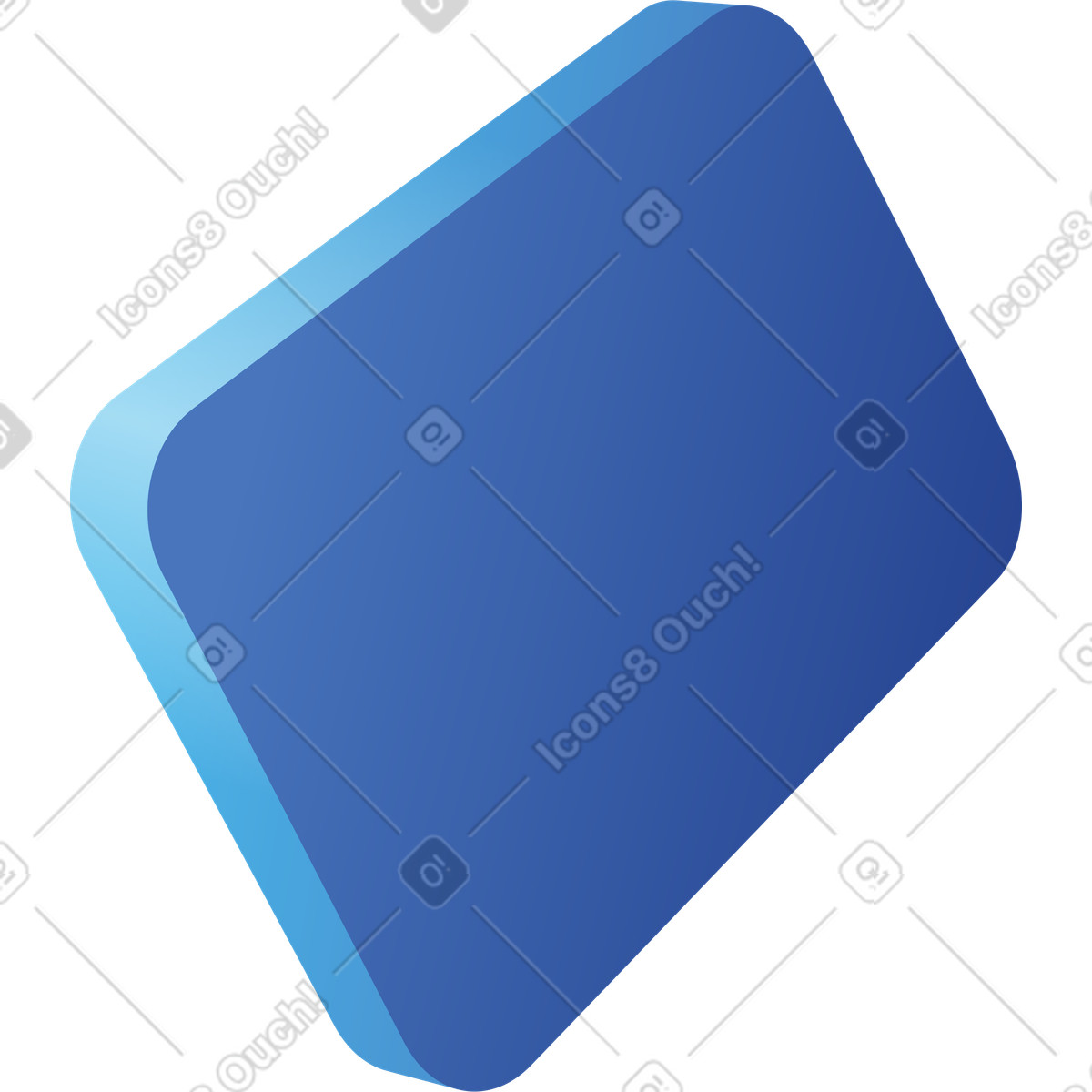 Rectangle illustration in Quantum style download in PNG, SVG