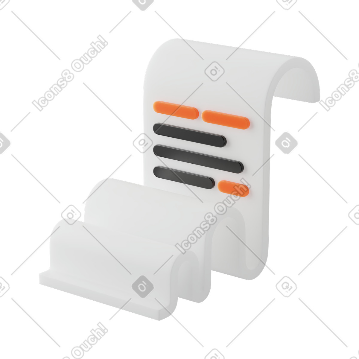 Scroll of paper  illustration in PNG, SVG