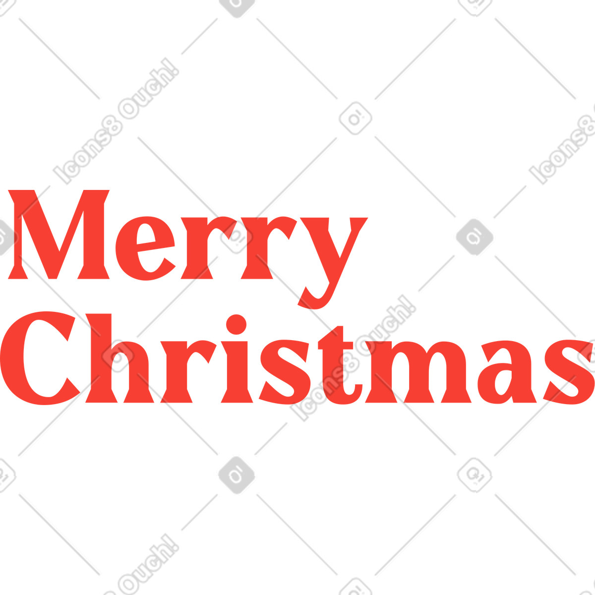 Ilustración Feliz navidad en estilo Nordic a descargar en PNG y SVG